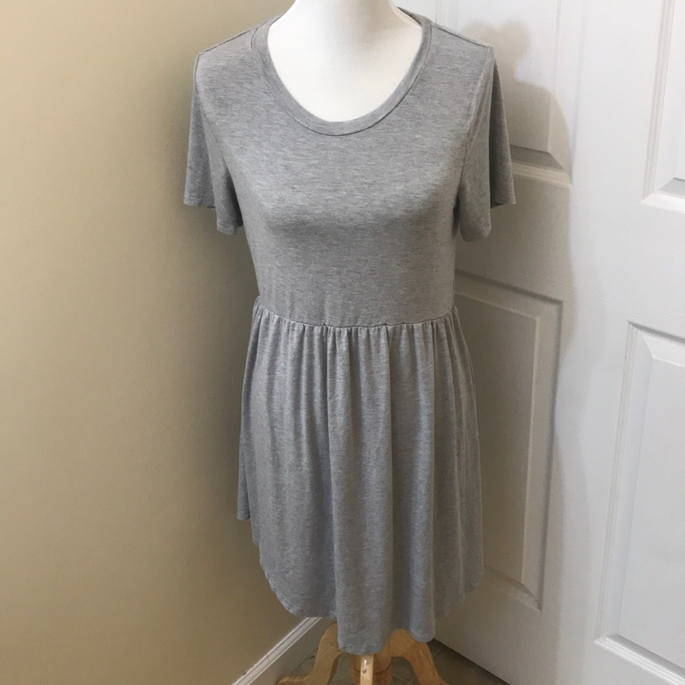 Gray Jersey Dress | Small